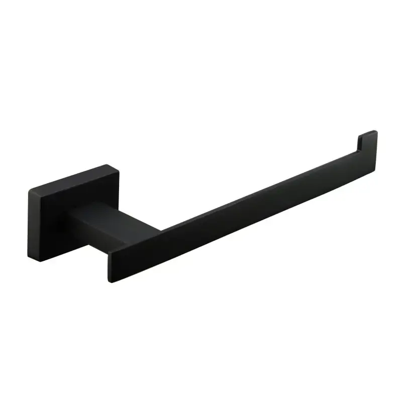 Matt black square model toilet paper roll holder Icrolla Zurigo 16071NO Prezzo Di Fabbrica