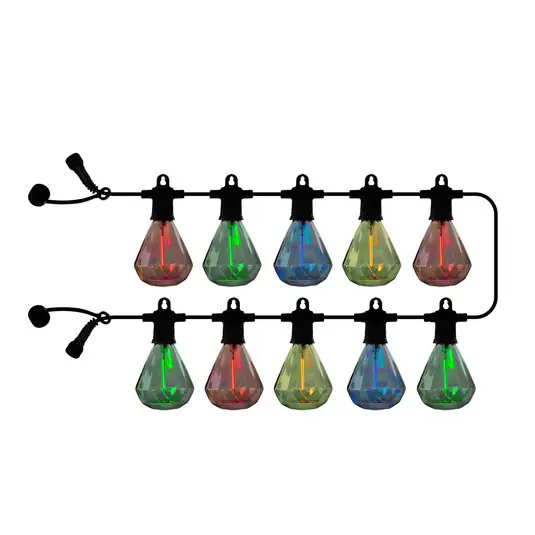 Ghirlanda luminosa LED Marcus, muti, set di estensione. A 10 luci. Soddisfatti O Rimborsati