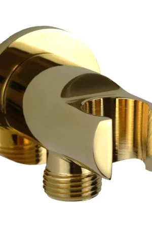 Water outlet with gold colored support Damast Lindos 15464 Offerta Limitata