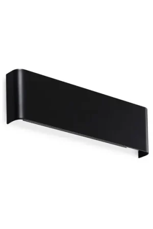 Applique a LED IDEAL LUX Delta, nera, larghezza 30 cm, 4.000 K Prezzo Scontato
