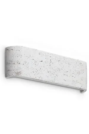 Applique a LED IDEAL LUX Delta, colore cemento, larghezza 30 cm, 3.000 K Offerta Lampo
