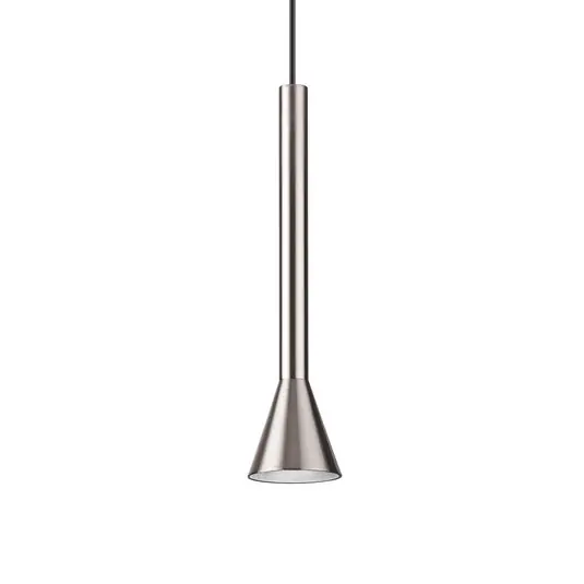 Ultima Occasione Lampada LED a sospensione IDEAL LUX Diesis, color nichel, Ø 6 cm, metallo