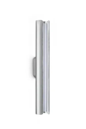 Applique a LED IDEAL LUX Dorica, color acciaio, altezza 30 cm, metallo Di Tendenza