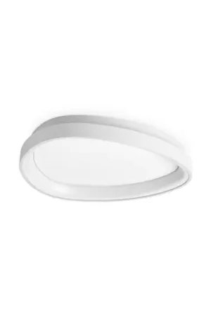 Spedito Oggi Plafoniera LED IDEAL LUX Gemini, bianca, 42 cm, 2700 K, accensione/spegnimento