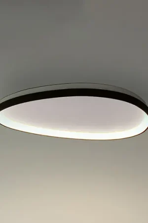 Bestseller Plafoniera LED IDEAL LUX Gemini, nera, 61 cm, 2700 K, accensione/spegnimento