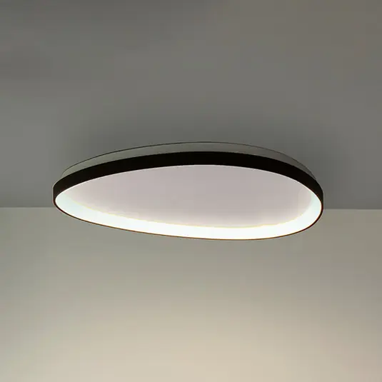 Plafoniera LED IDEAL LUX Gemini, nera, 61 cm, 4000 K, accensione/spegnimento Promozione Esclusiva