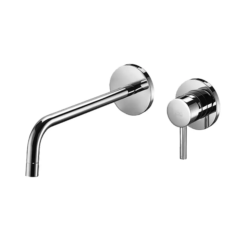Spedizione Espresso Wall mounted basin mixer with Ø70 mm plates Paffoni Light LIG106CR70