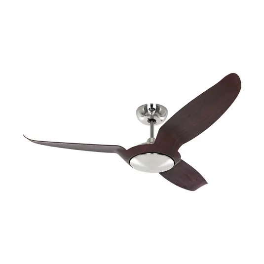 Ventilatore da soffitto Eco Talos, marrone, metallo, motore a corrente Ultime Pezzi