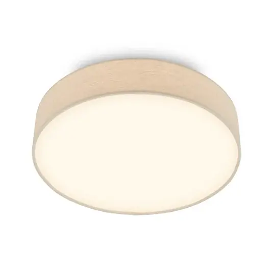 Non Perdere Plafoniera LED Duck, beige, Ø 38 cm, tessuto, 3000K
