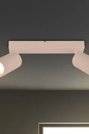 Bestseller Faretto da soffitto Tip, beige, a 2 luci, in metallo, attacco GU10, orientabile