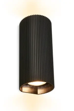 Applique Ida, nera, plastica, Ø 8,5 cm, GU10 Offerta Speciale