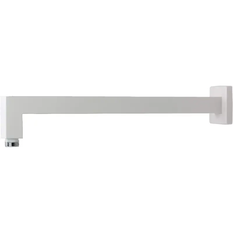 Prezzo Scontato Matt white squared shower arm Paffoni Rubinetteria ZSOF063BO