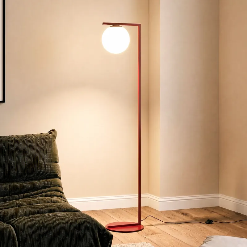 Lampade da terra in rosso Ultime Pezzi