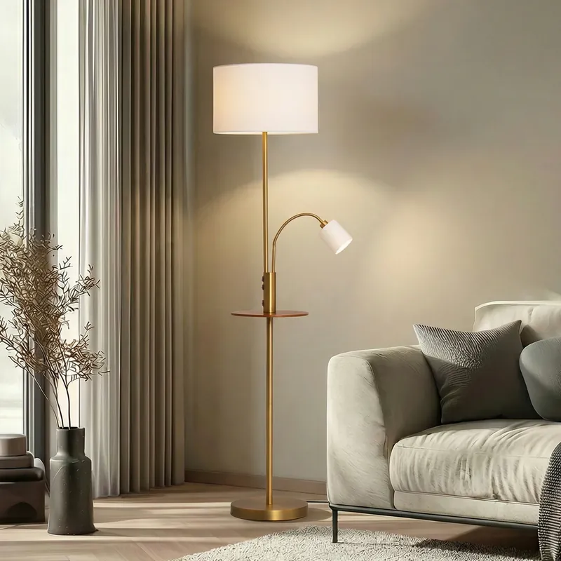 Consegna Rapida Lampade da terra in bronzo / ottone anticato