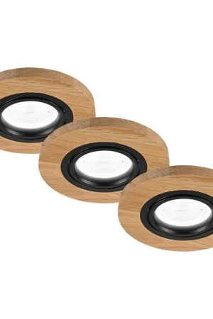 Spedito Oggi Faretti da incasso in legno