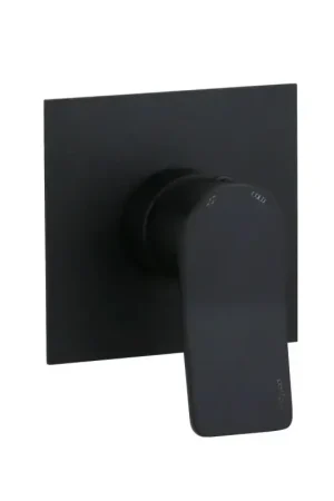 1 outlet built-in shower mixer with matt black stainless steel plate Paffoni Tilt TI010NO/M Nuovo Arrivo