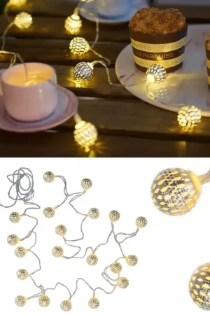 Di Tendenza Ghirlande luminose in metallizzato