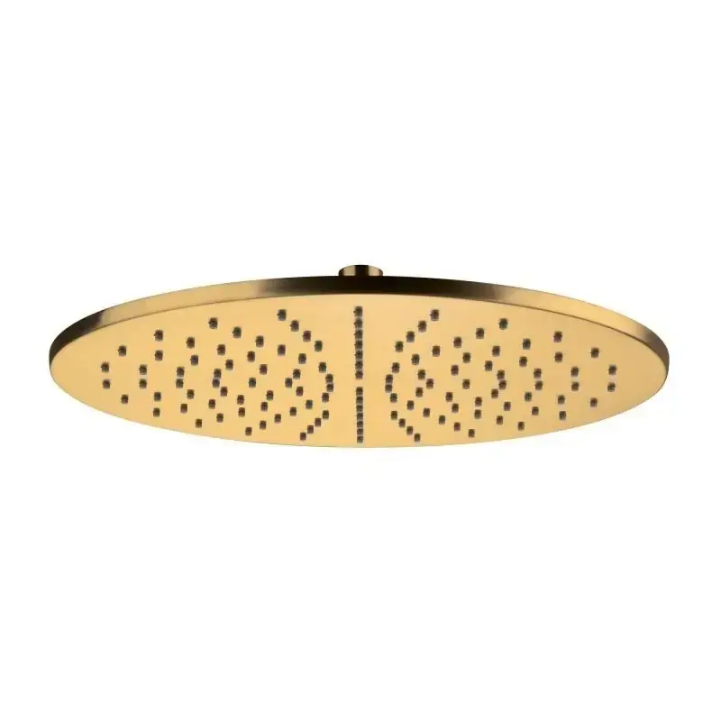 Spedizione Espresso Ø300 mm round shower head in brushed brass colour Mamoli Gio Ponti 00000838S00G