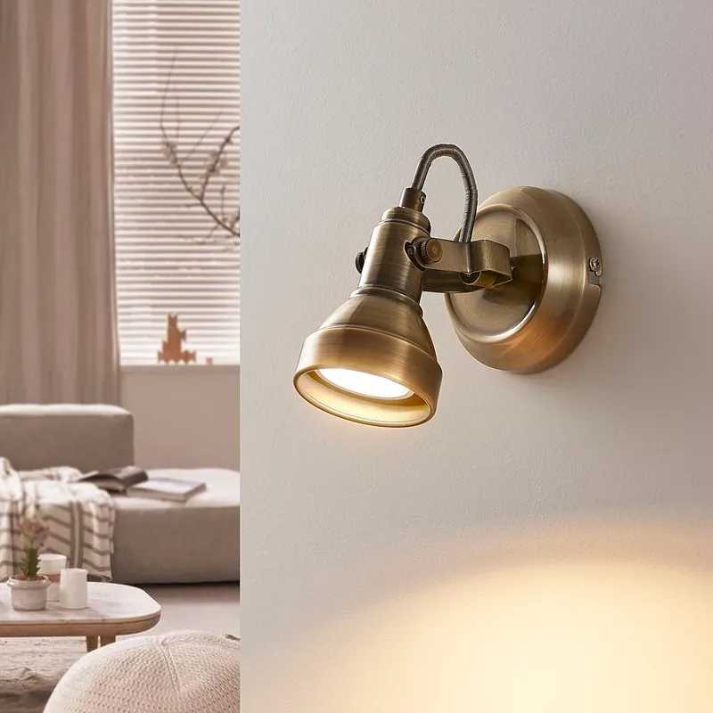 Faretti da soffitto in bronzo / ottone anticato Sconto