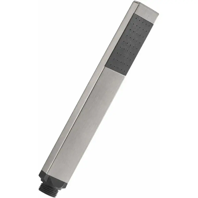 Promozione Single-jet handshower in brushed steel color with 1/2"G connection Paffoni ZDOC117ST
