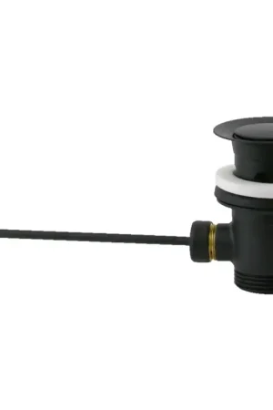 1"1/4 drain in matt black colour Paffoni ZSCA002NO Reso Gratuito