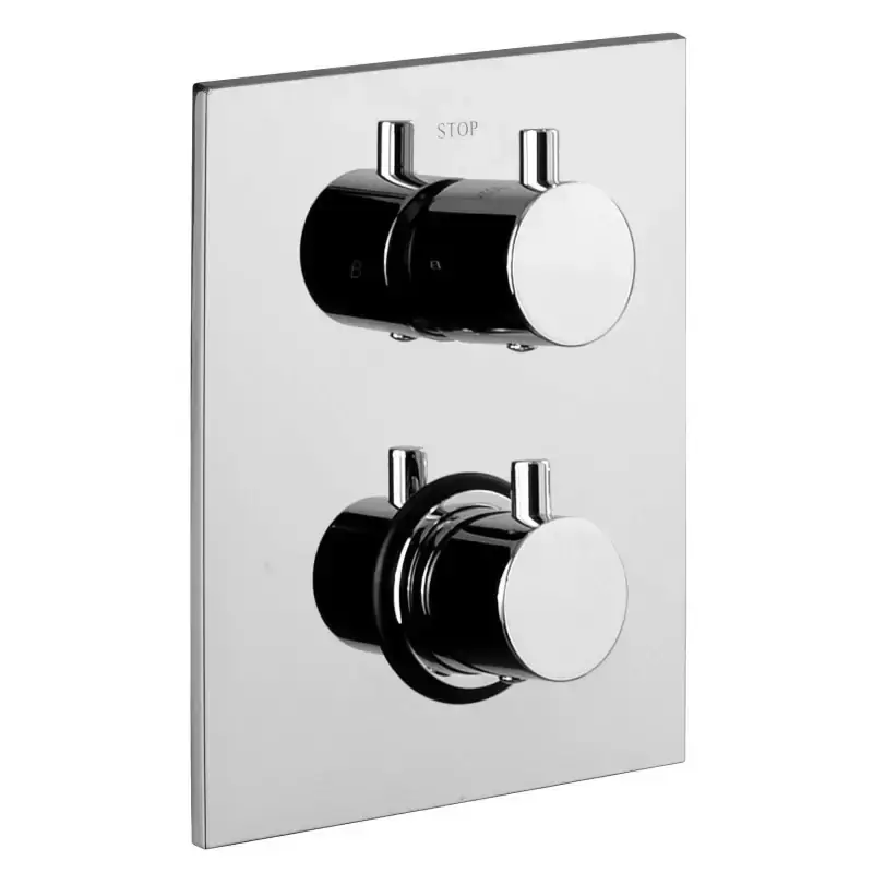 Built-in thermostatic shower mixer with 2 outlets Paffoni Light LIQ518CR/M Promo Stagionale