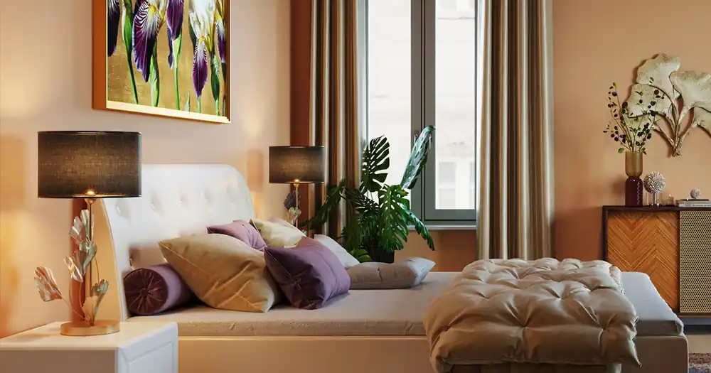 Idee per l‘illuminazione della camera da letto per creare atmosfera e stile Popolare