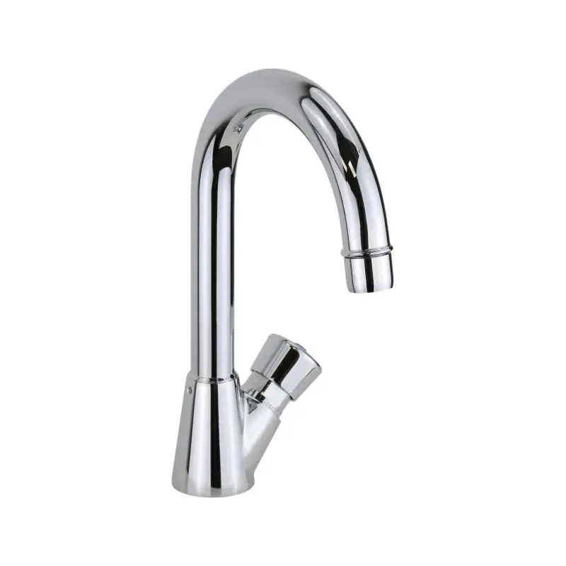 Prezzo Di Fabbrica Single water temporized tap with high swivel spout in chromed brass MCM 909101