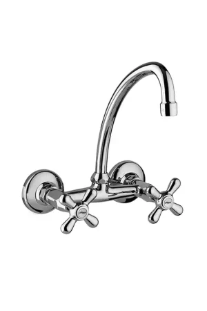 Affare Wall mounted kitchen sink mixer with adjustable spout Paini Liberty 17CR503