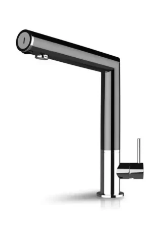 Electronic kitchen sink mixer with dual sensor technology in anthracite colour DMP Hello 100 86723 Ultimissimo Modello