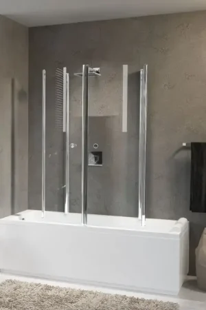 Circular shower screen with double opening 2 width 70 cm Novellini Aurora 4 Miglior Prezzo