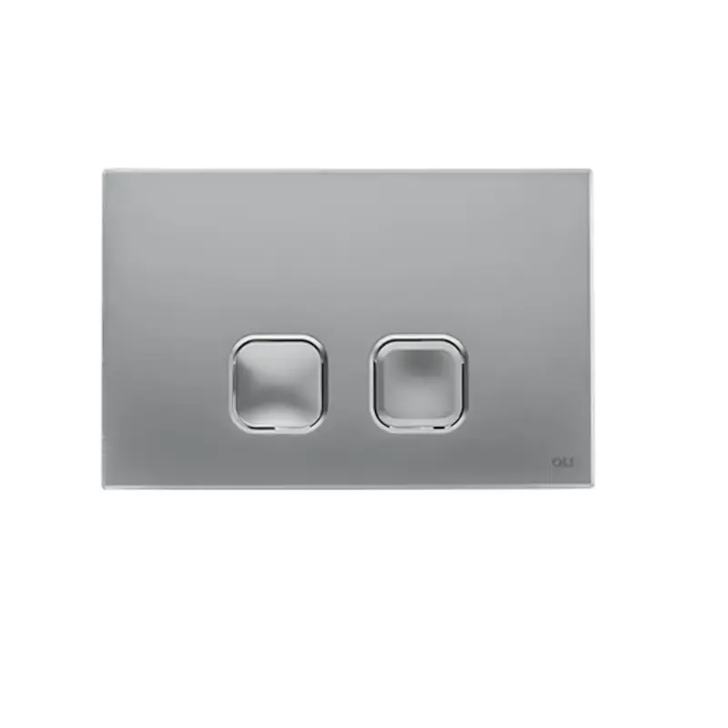 Esclusivo Chrome/satin control plate for cassettes Oli Plain OL0070828