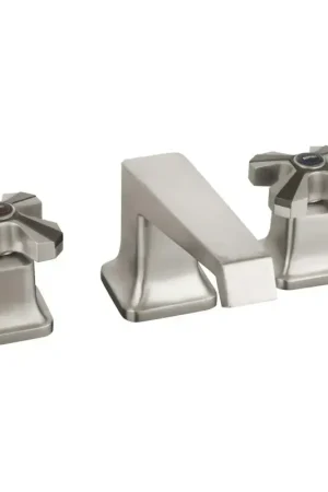 3-hole washbasin mixer in brushed steel color with click-clack waste Mamoli 1938 45380000065F Prezzo Scontato