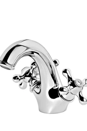 Antique model single hole sink mixer with waste 1"1/4 Mamoli Epoca 44160000E151 Spedito Oggi