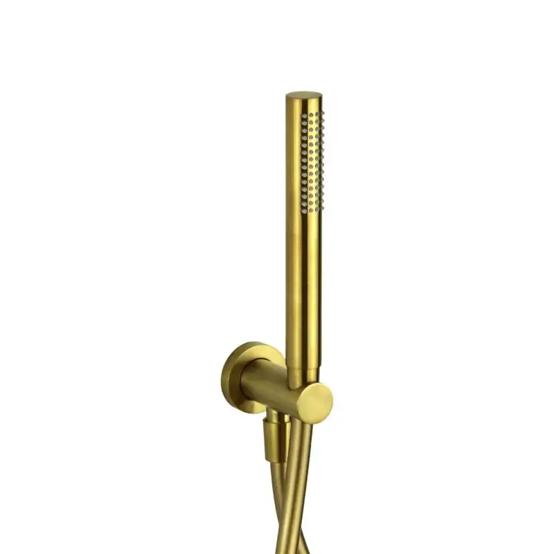 Shower set with water connection in brushed brass color Mamoli Tuttodunpezzo 0000FV30012G Nuovo Arrivo