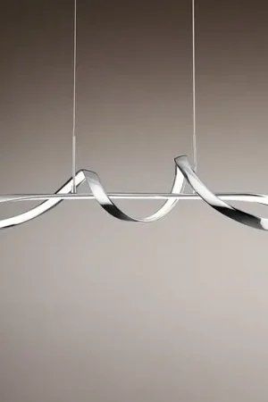 Novità Lampada LED sospensione Perugia switchdimmer cromo