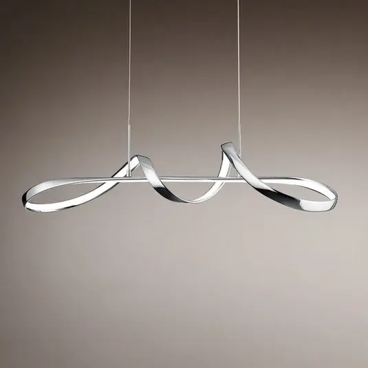 Novità Lampada LED sospensione Perugia switchdimmer cromo
