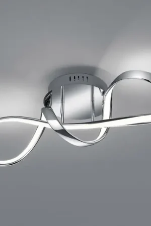 Must-Have Plafoniera LED Perugia con switch-dimmer, cromo