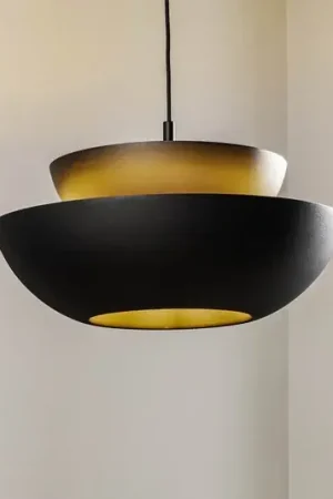Affare Lucande lampada a sospensione Kellina, Ø 48 cm, nero, metallo