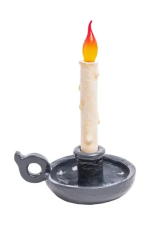Consegna Rapida Lampada LED da tavolo Grimm Bugia a candela grigio