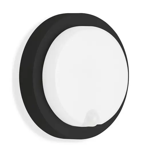 Applique da esterni LED a sensore Dortmund Ø17cm nero Offerta Speciale