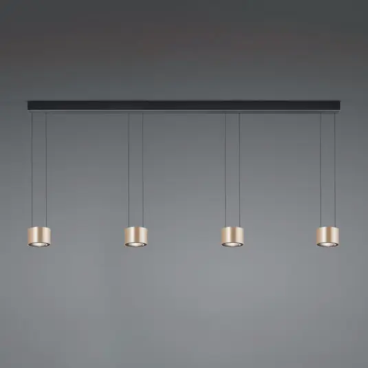 BANKAMP Impulse Flex LED a sospensione 4 luci rosè Offerta Speciale