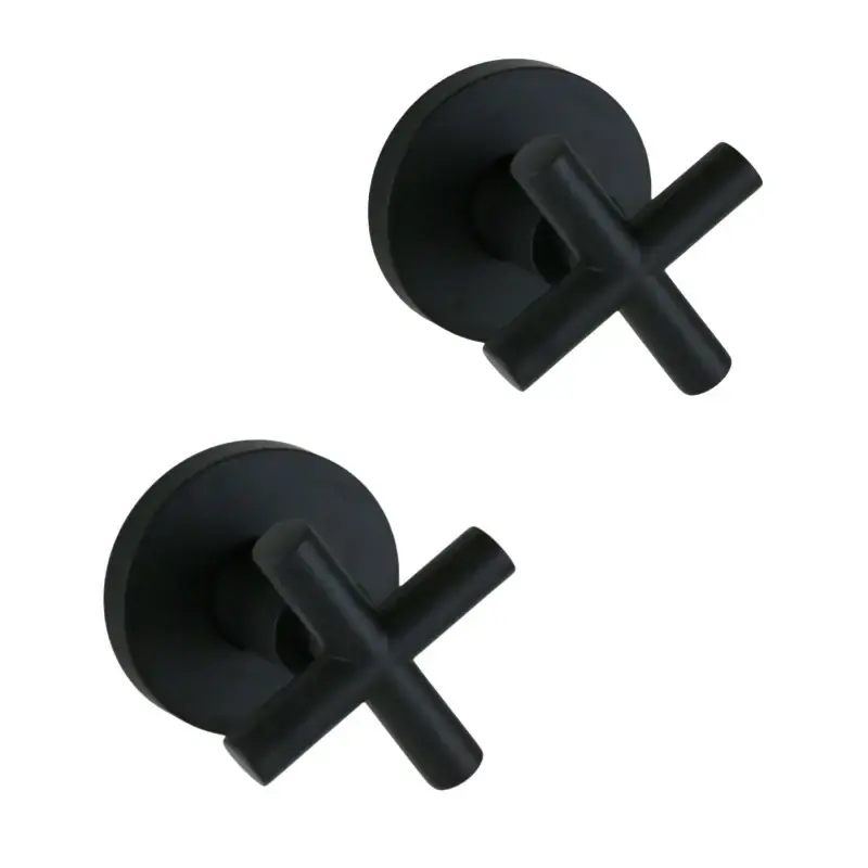 Spedizione Espresso Pair of built-in taps in matt black Gattoni Taolos 1505515NO