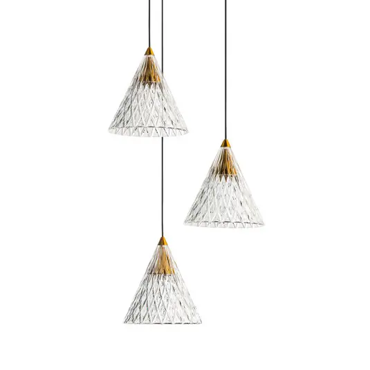 Scelto Dai Clienti LEDS-C4 Veneto LED a sospensione 3 luci oro