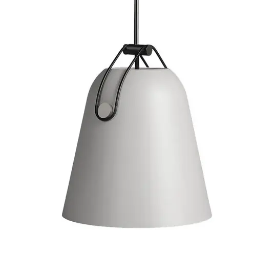 LEDS-C4 Lampada a sospensione Napa, Ø 28 cm, grigio Prezzo Di Fabbrica