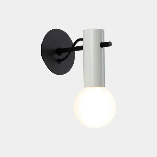 LEDS-C4 Nude applique E27 grigio pietra/nero Ultime Pezzi