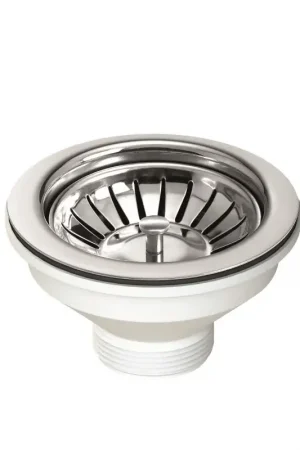 Waste Ø114 mm in glossy finish for kitchen sinks L.B. Plast DS550 Più Venduto