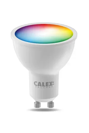 Vendita Finale Calex Smart Lampadina LED a riflettore GU10 4,9W CCT RGB