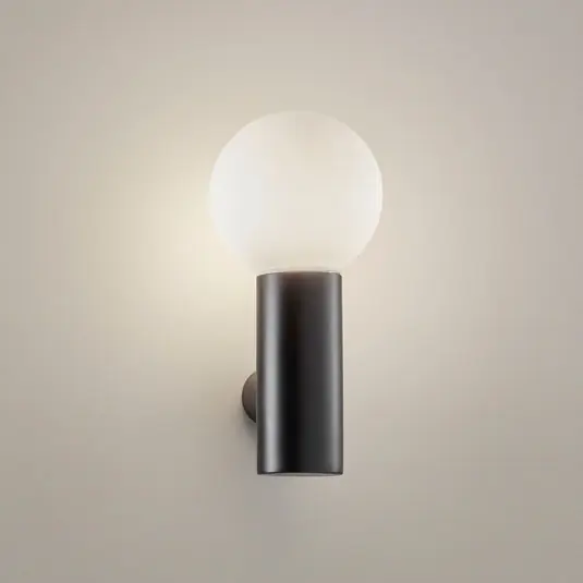 LEDS-C4 Mist applique da bagno 1 luce nero Offerta Lampo