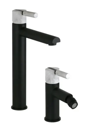 Complete package with high spout basin mixer and bidet FP PATTARONI UNIC° KITUNI3 Reso Gratuito